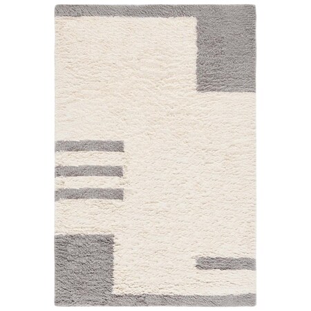 Safavieh 8 x 10 ft. Casablanca Hand Woven Rectangle Area Rug Grey & Ivory CSB704F-8